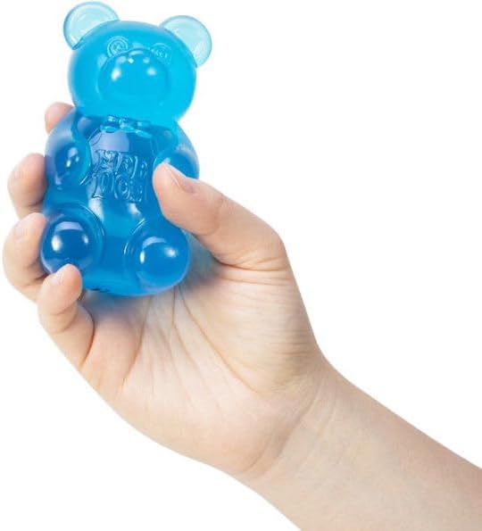 Gummy Bear - Sensory Fidget Toy with Jelly-Like Filling - 3.5" Tall - Blue (Pack of 1) - Image 3